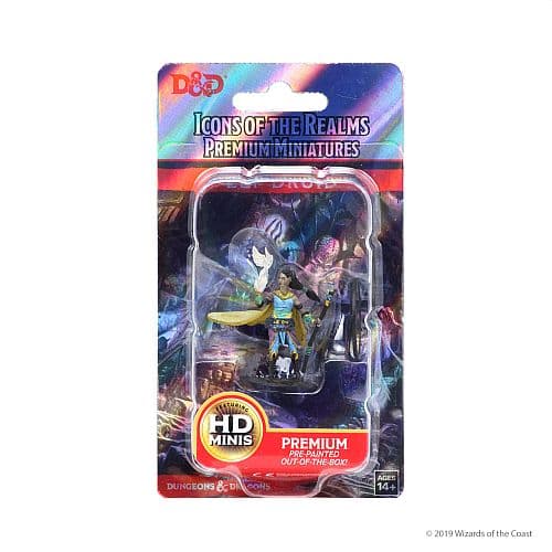 D&D Dungeons & Dragons - Icons of the Realms Premium Miniatures: Elf Female Druid #WZK73821