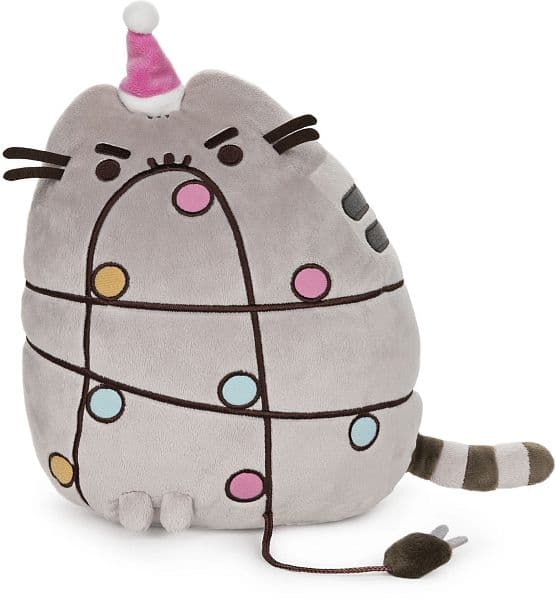Pusheen the Cat - Christmas Lights (Lights Up!) - Bamse/Plush 25cm