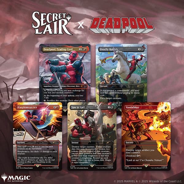 Secret Lair Drop Series (2025): Secret Lair x Marvel's Deadpool (Regular)