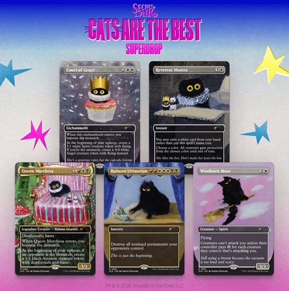 Secret Lair Drop Series (2026): Cats Are The Best Superdrop: Purr Majesty (Regular)