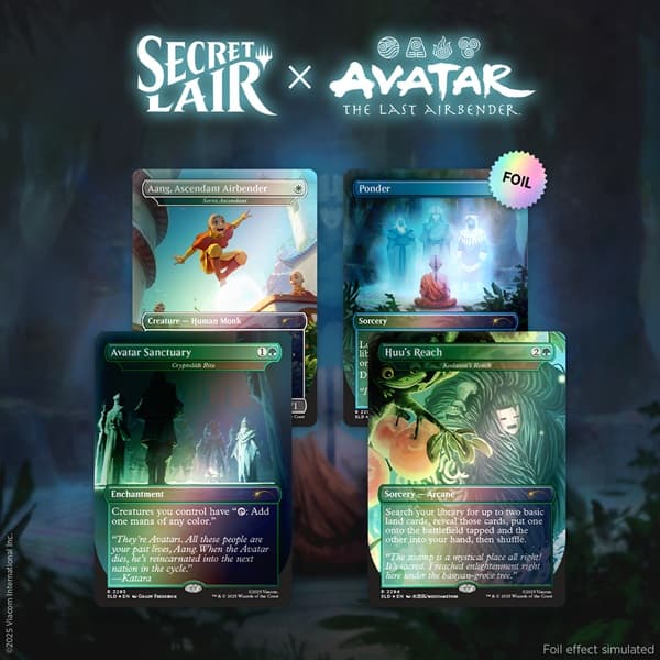 Secret Lair Drop Series (2025): Avatar: The Last Airbender Superdrop: Secret Lair x Avatar: The Last Airbender | A Lot to Learn (Foil)