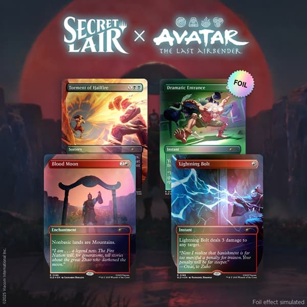 Secret Lair Drop Series (2025): Avatar: The Last Airbender Superdrop: Secret Lair x Avatar: The Last Airbender | Everything Changed (Foil)