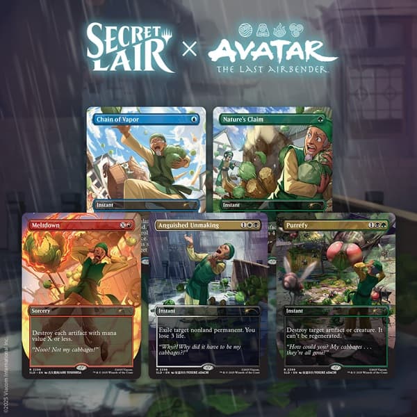 Secret Lair Drop Series (2025): Avatar: The Last Airbender Superdrop: Secret Lair x Avatar: The Last Airbender | My Cabbages! (Regular)