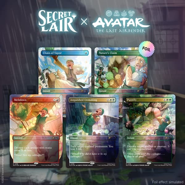Secret Lair Drop Series (2025): Avatar: The Last Airbender Superdrop: Secret Lair x Avatar: The Last Airbender | My Cabbages! (Foil)