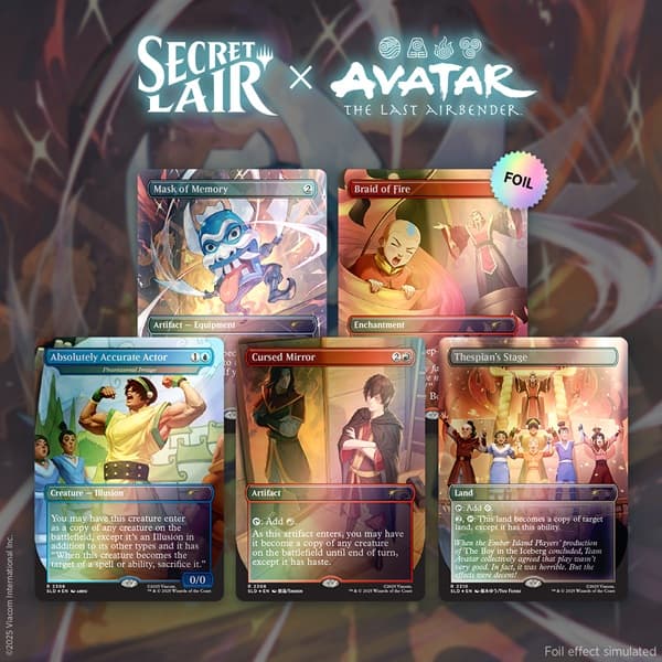 Secret Lair Drop Series (2025): Avatar: The Last Airbender Superdrop: Secret Lair x Avatar: The Last Airbender | The Ember Island Players (Foil)