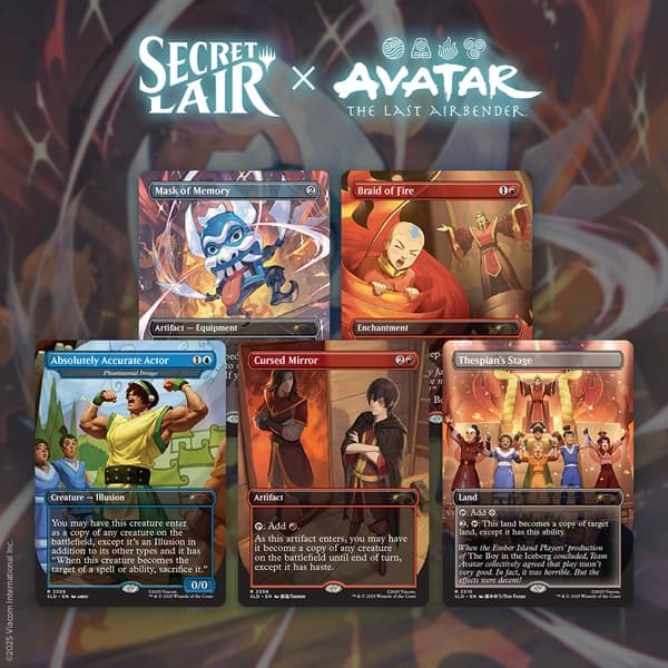 Secret Lair Drop Series (2025): Avatar: The Last Airbender Superdrop: Secret Lair x Avatar: The Last Airbender | The Ember Island Players (Regular)