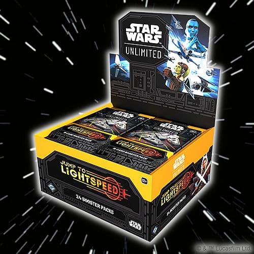 Star Wars: Unlimited TCG - Set 4: Jump to Lightspeed - Booster Display (Box med 24 Packs)