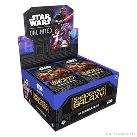 Star Wars: Unlimited TCG - Set 2: Shadows of the Galaxy - Booster Display (Box med 24 Packs)