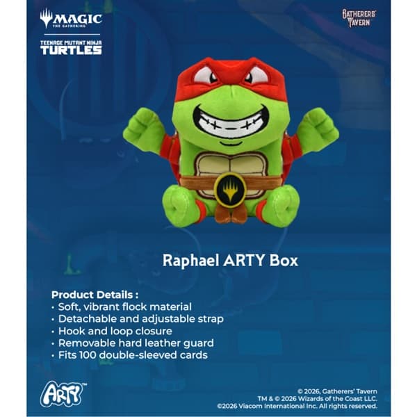Gatherers' Tavern - Magic: The Gathering: ARTY Deck Box: Teenage Mutant Ninja Turtles - Raphael