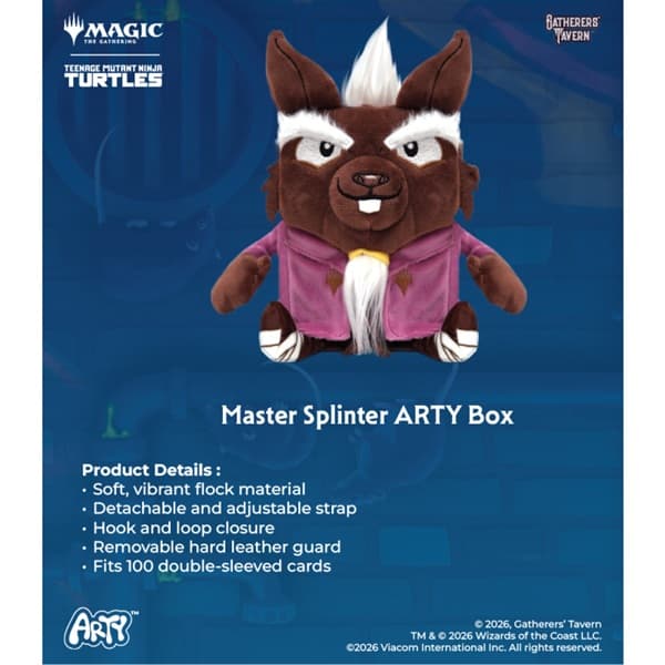 Gatherers' Tavern - Magic: The Gathering: ARTY Deck Box: Teenage Mutant Ninja Turtles - Master Splinter