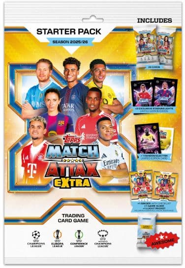 Match Attax 2025/2026 Extra Champions League: Starter Pack