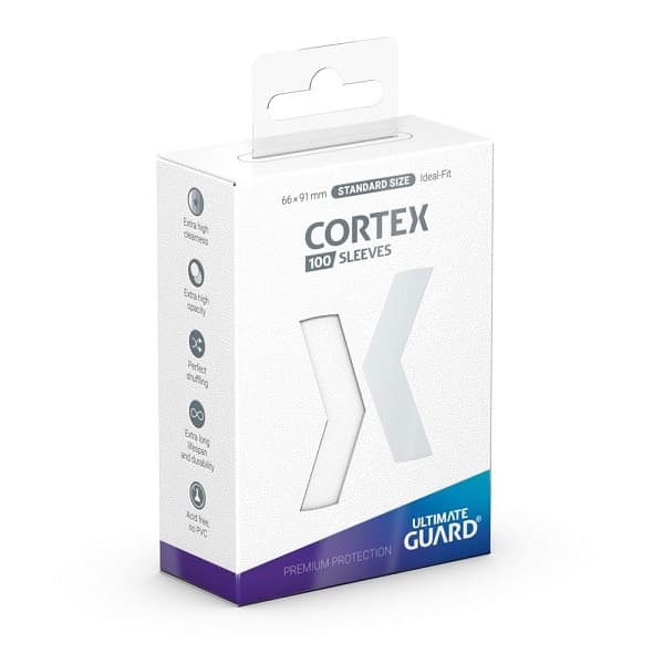 Ultimate Guard - Cortex Sleeves (Kortlommer) - Standard Size White (100 Sleeves)