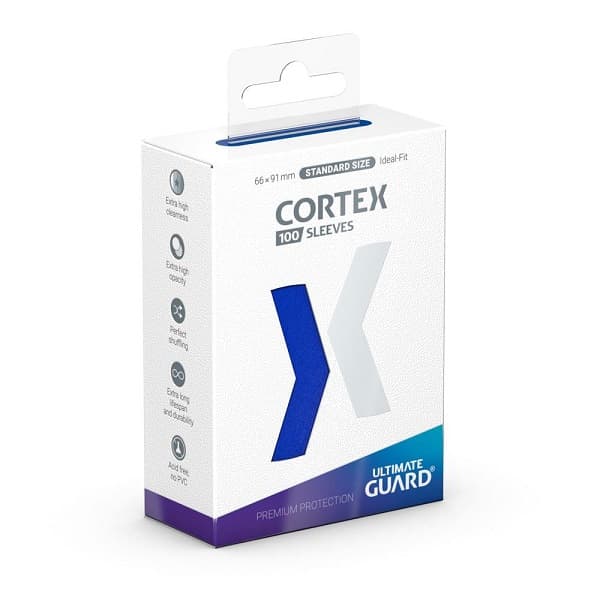 Ultimate Guard - Cortex Sleeves (Kortlommer) - Standard Size Blue (100 Sleeves)