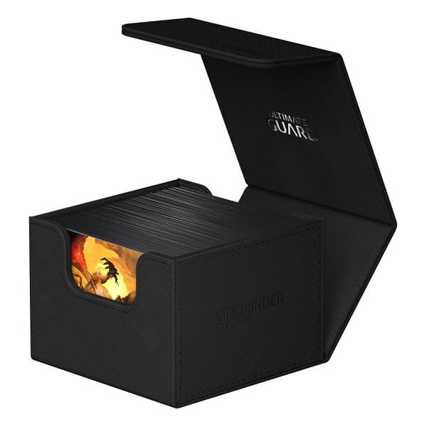 Ultimate Guard SideWinder Deck Case (Deck Box) 133+ Standard Size XenoSkin Monocolor Black (Sort)