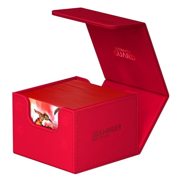 Ultimate Guard SideWinder Deck Case (Deck Box) 133+ Standard Size XenoSkin Monocolor Red (RÃ¸d)