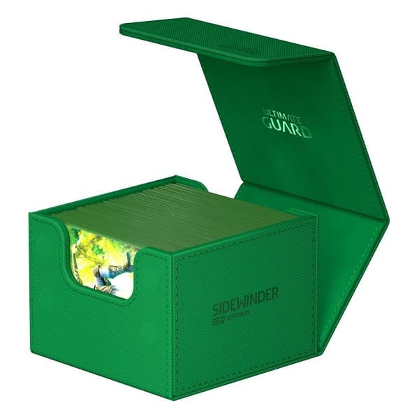 Ultimate Guard SideWinder Deck Case (Deck Box) 133+ Standard Size XenoSkin Monocolor Green (GrÃ¸n)
