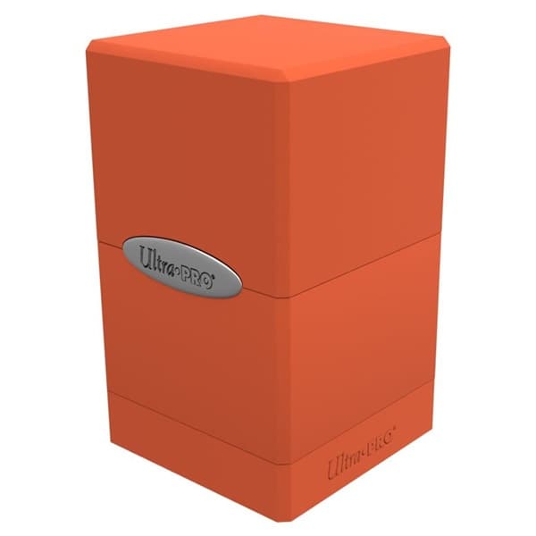 Deck Box - Satin Tower: Pumpkin Orange - Ultra Pro #15732