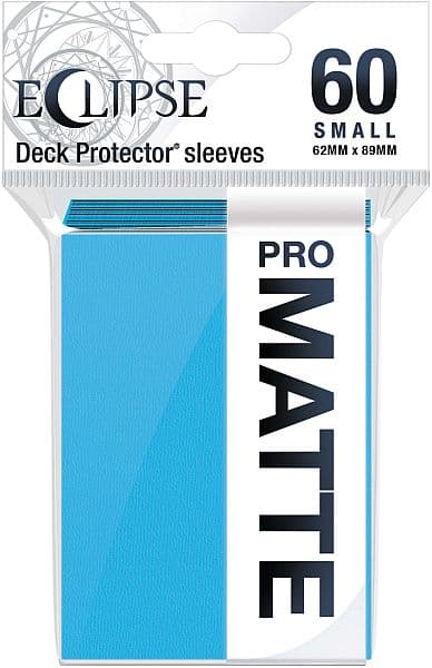 60 lommer - Ultra Pro - Eclipse SMALL (2021): Sky Blue (BlÃ¥) (Top kvalitet) - Pro-Matte/Non-Glare - Professional Sleeves #15639
