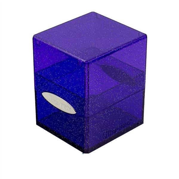 Deck Box - Satin Cube: Glitter Purple (Lilla) - Ultra Pro #16010