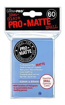 60 lommer - Ultra Pro - PRO-Matte SMALL Clear (Klare) - Non-Glare - Professional Sleeves Yu-Gi-Oh! stÃ¸rrelse #84491