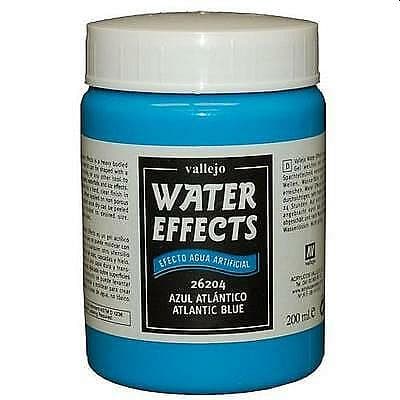 Vallejo - Diorama Effects: Water Texture - Atlantic Blue (BlÃ¥) Gel (200 ml.)