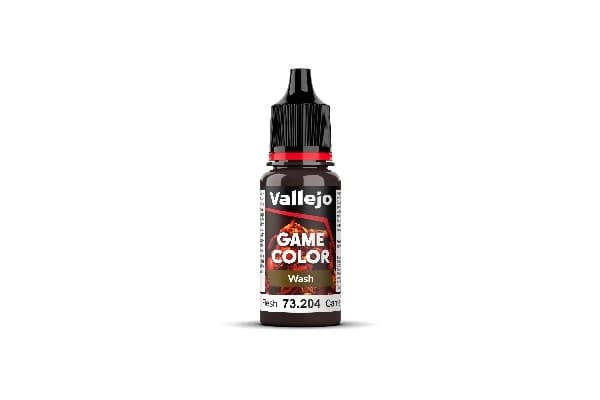 Vallejo Maling - Game Color: Wash - Flesh Wash - 17ml