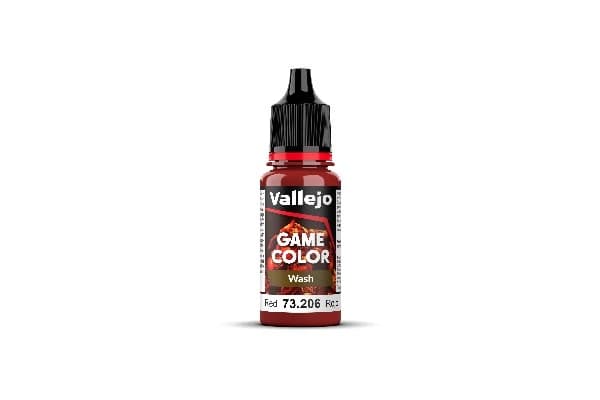 Vallejo Maling - Game Color: Wash - Red Wash - 17ml