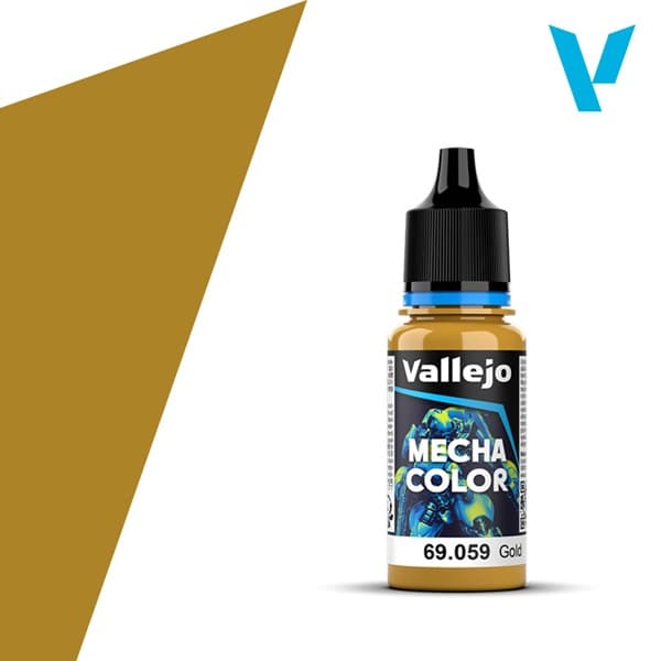 Vallejo - Mecha Airbrush Color: Metallic - Gold - 18ml