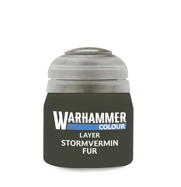 Layer: Stormvermin Fur - GrÃ¥ Maling - (Charadon Granite) - 9918995135306