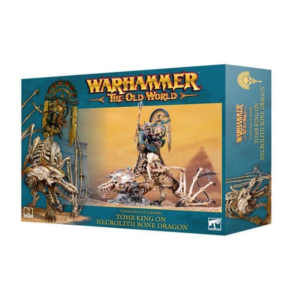 Tomb Kings of Khemri - Tomb King/Liche Priest on Necrolith Bone Dragon (2024) - 99122717001
