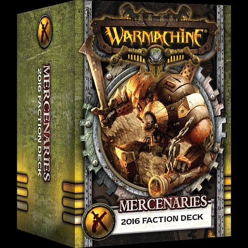 Forces of WARMACHINE: 2016 Faction Deck Mk. III - Mercenaries - Color Stat Cards - PIP-91109