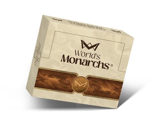 World's Monarchs: Collectible Trading Cards - Series 2 - Booster Display (Box med 12 Pakker)