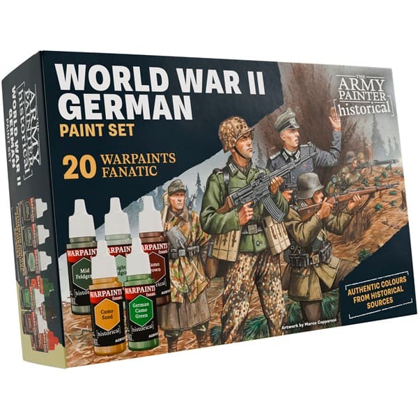 Army Painter - Warpaints Historical (Warpaints Fanatic): World War II German Paint Set - WP8083