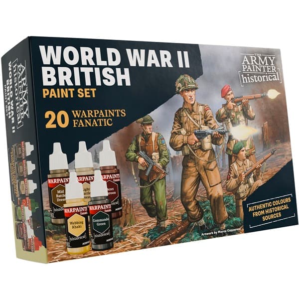 Army Painter - Warpaints Historical (Warpaints Fanatic): World War II British Paint Set - WP8084