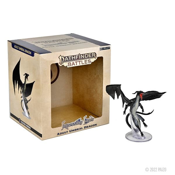 Pathfinder Battles: Impossible Lands - Adult Umbral Dragon #WZK97543