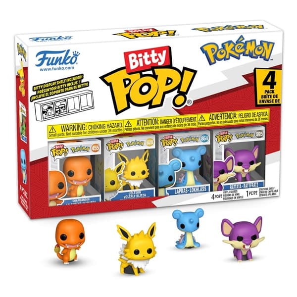 Funko Pocket Pop: PokÃ©mon Bitty - Series 2 - Vinyl Figure 4-Pack 2cm