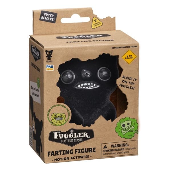 Fuggler: Munch Munch - Black - Farting Figure