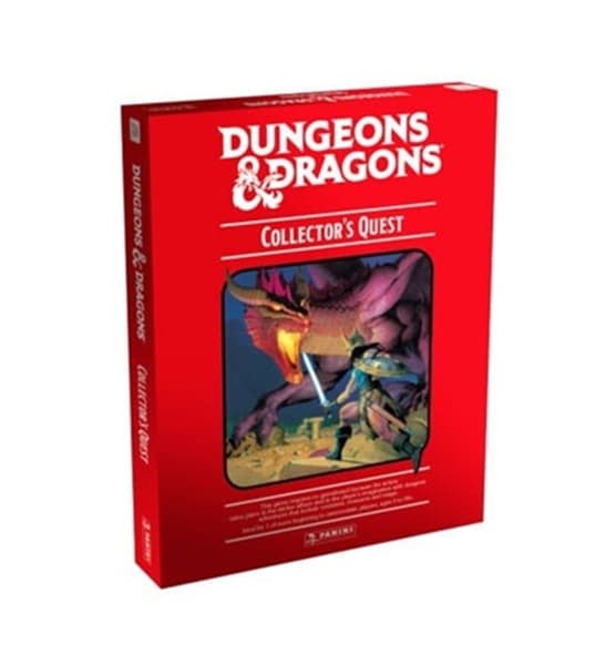 Panini Dungeons & Dragons (D&D) Trading Cards & Stickers: Collector's Quest - Red Box (Album + 50 Booster Packs)