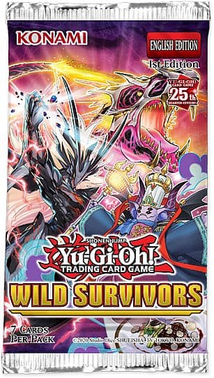 Yu-Gi-Oh! Booster Pakke Wild Survivors Booster Pack
