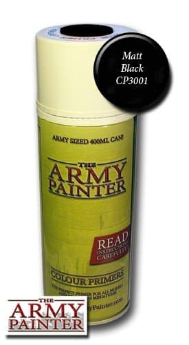 Base Primer (Spray) - Matt Black - CP3001