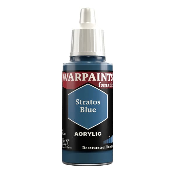 Army Painter Warpaints Fanatic: Acrylics - Stratos Blue - WP3015