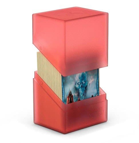 Ultimate Guard Boulder Deck Case (Deck Box) 80+ Standard Size Ruby