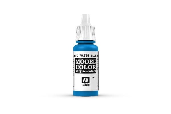 Vallejo Maling - Model Color: Blue Fluo - 17ml
