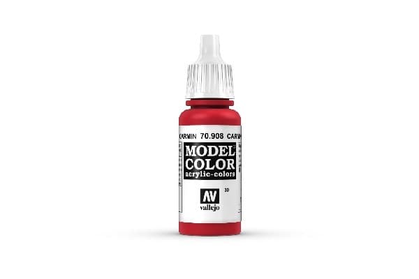 Vallejo Maling - Model Color: Carmine Red - 17ml