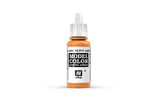 Vallejo Maling - Model Color: Light Orange - 17ml