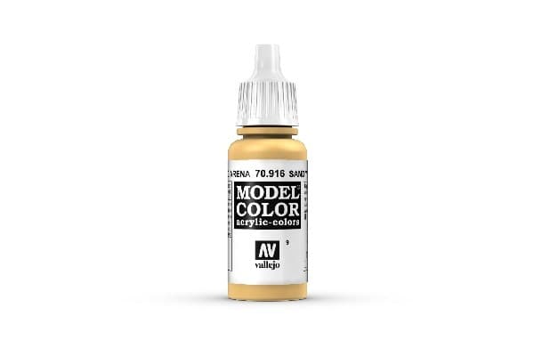Vallejo Maling - Model Color: Sand Yellow - 17ml