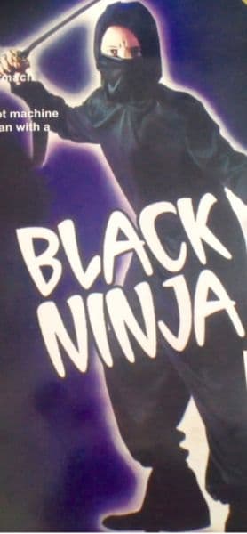Halloween Costumes - Black Ninja Kostume L