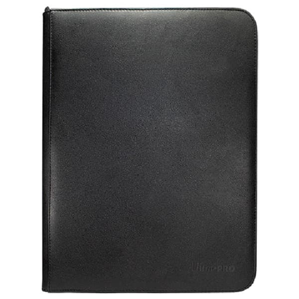 Mappe - Zippered 9-Pocket Pro-Binder Vivid: Black - Ultra Pro #15907