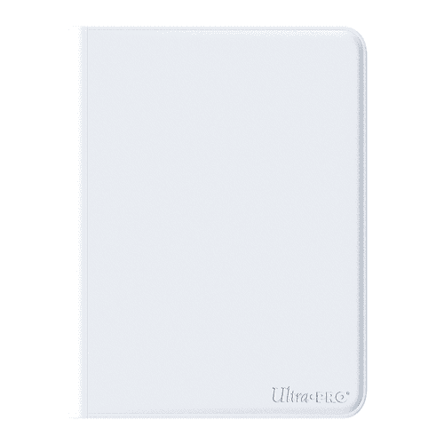 Mappe - Zippered 4-Pocket PRO-Binder Vivid: White - Ultra Pro #16175
