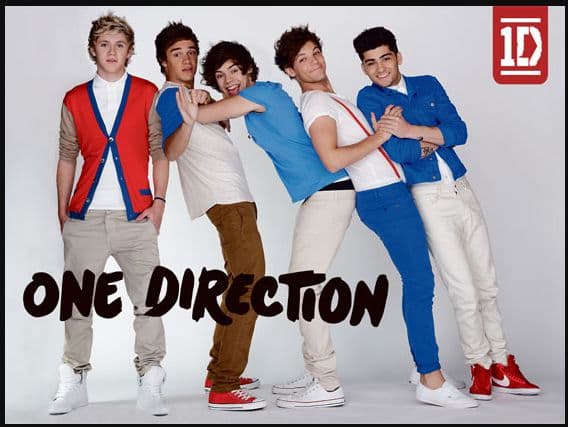 ! Super Udsalg Desk Mat/Hård Bordmåtte/Bordskåner - One Direction - 34,5x49,5 cm